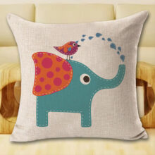 Housse de coussin l’Elephanteau Housse de coussin l’Elephanteau