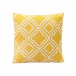 housse de coussin jaune