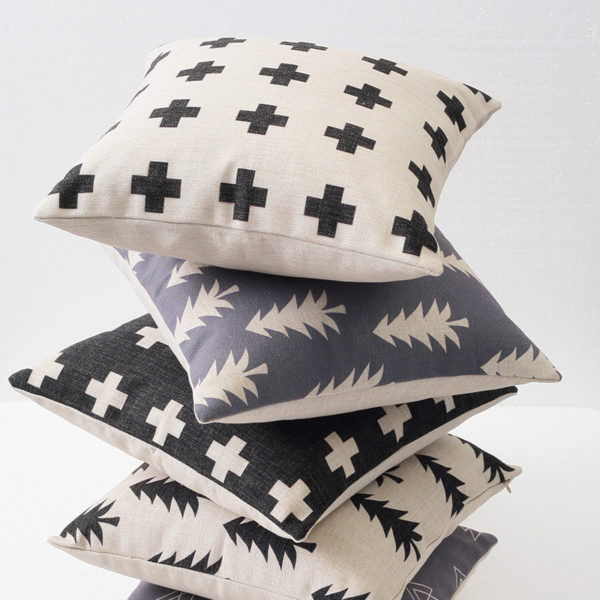 Housses mon beau sapin Housses de coussin scandinave sapins