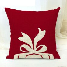 Collection – Housse de coussin Rouge Noël Housse de coussin noël cadeaux de de noël
