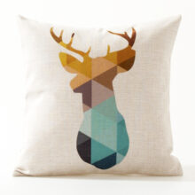 Housse de coussin Bois de cerf housse de coussin avec cerf nordique