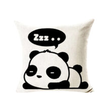 Housse de coussin Panda Housse de coussin Panda