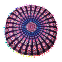 Housses de coussin Ponpon Hippies