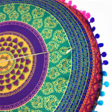 Housses de coussin Ponpon Hippies