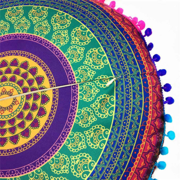 Housses de coussin Ponpon Hippies