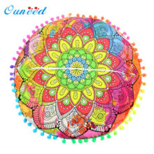 Housse de coussin Mandala Ponpon Bohème Housse de coussin Mandala Ponpon Bohème