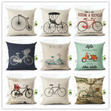 Housse de coussin velo industriel