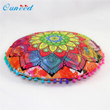 Housse de coussin Mandala Ponpon Bohème Housse de coussin Mandala Ponpon Bohème