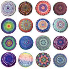 Housses de coussin Ponpon Hippies Housses de coussin Ponpon Hippies