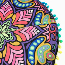 Housses de coussin Ponpon Hippies