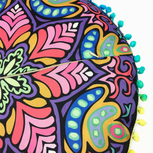 Housses de coussin Ponpon Hippies