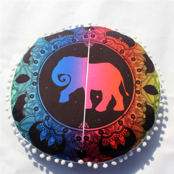 Housse de coussin Éléphant indien Housse de coussin Éléphant indien