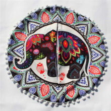 Housse de coussin Éléphant indien Housse de coussin Éléphant indien