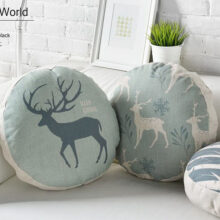 Housse de coussin Ronde Scandinave Housse de coussin Ronde Scandinave