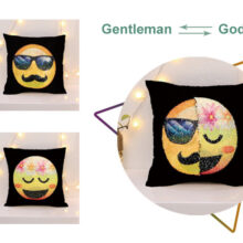 Housse de coussin Smileys