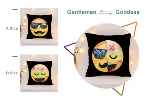 Housse de coussin Smileys