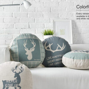 Housse de coussin Ronde Scandinave Housse de coussin Ronde Scandinave