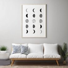 Affiche face de lune Affiche face de lune
