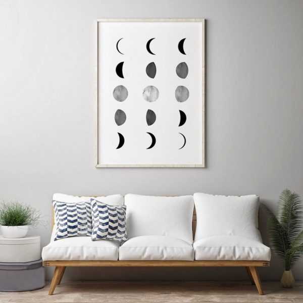 Affiche face de lune Affiche face de lune
