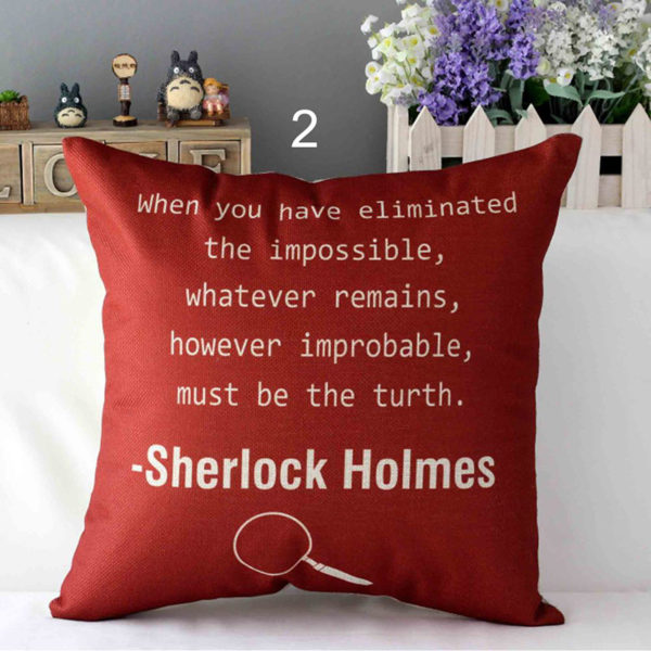 Housse de coussin Sherlock Housse de coussin Sherlock