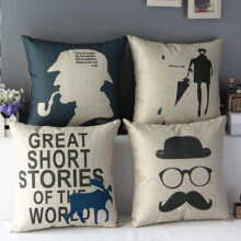 Housse de coussin Sherlock housse de coussin sherlock holmes