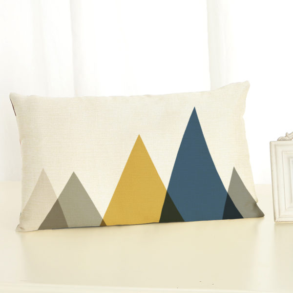 Housse de coussin 3D style scandinave