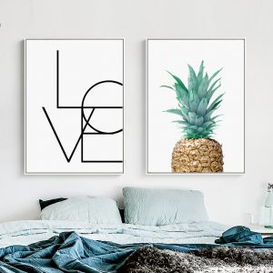 affiche love ananas