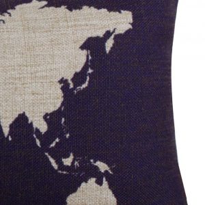 Housse de coussin World Map