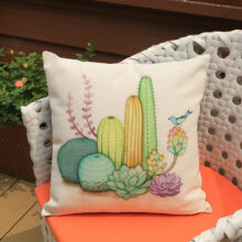 Housses de coussin rectangulaire Cactus Wild