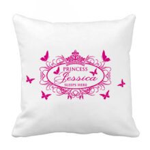 Housse de coussin personnalisée pour bébé ma princesse