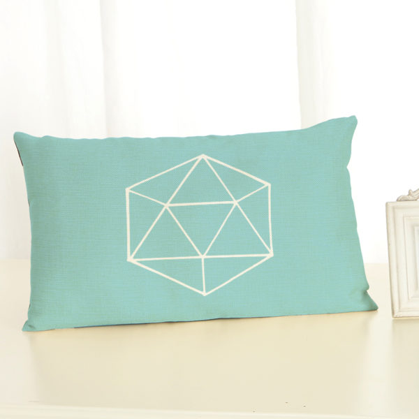 Housse de coussin 3D style scandinave