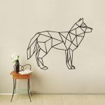 Stickers Loup Geo