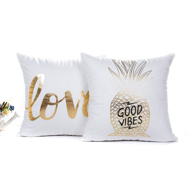 Collection housse de coussins dorés Collection housse de coussins dorés