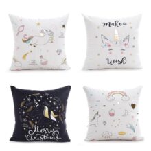 Housse de coussin Licorne Magique Housse de coussin licorne magique