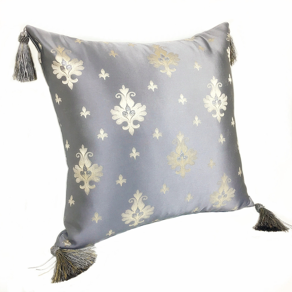 Housse coussin satin - Cdiscount