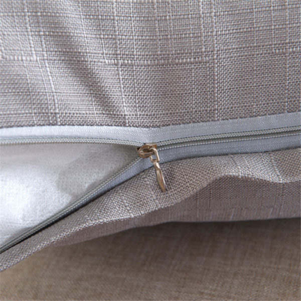 Housse de coussin couleur