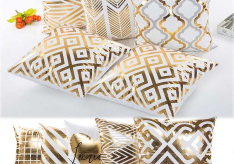 Coussins dorés