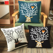 Housse de coussin le grand cerf