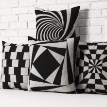 Collection – Housse de coussin Black Psyché Collection black psyché 1