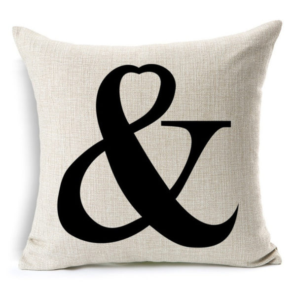Housse de coussin Mme & M Housse de coussin Mme & M 2
