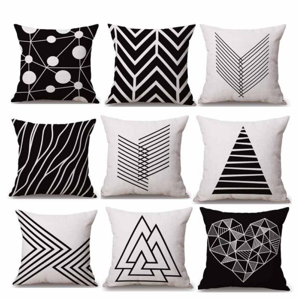 Housses de Coussin Black Line Collection black line 1