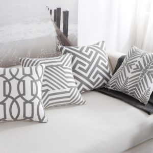 Collection Housses brodées grises Collection indian grey 1
