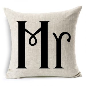 Housse de coussin Mme & M 1