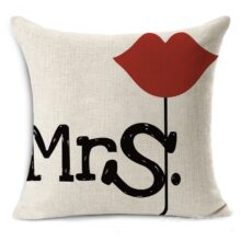 Housse de coussin Mme & M Housse de coussin Mme & M 5