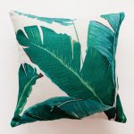 Coussin tropical verde