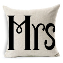 Housse de coussin Mme & M Housse de coussin Mme & M 3