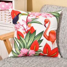Housses de coussin le beau Flamant Rose Housses de coussin le beau Flamant Rose