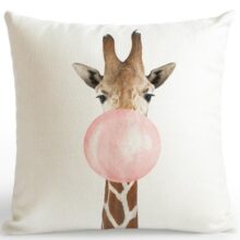 Housse de coussin Rose Bubble