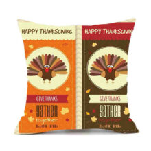 Housse de coussin happy time 2