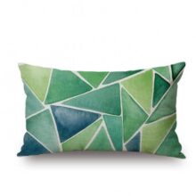 Collection – Housse de Coussin tropical paradise coussin rectangle vert à triangle